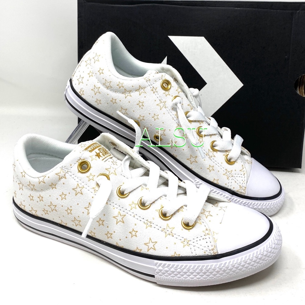 Converse Ctas Street Slip White Gold Kids Toddler - Picture 9 of 10